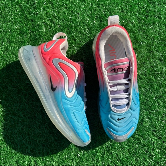 Nike Air Max 720 Pink Sea / Lava Glow / Blue Fury / Metallic Silver - Picture 7 of 13